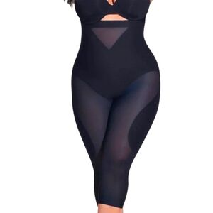 NWT NEW HoneyLove SculptWave Capri Shapewear in VAMP XL Black - RARE ITEM
